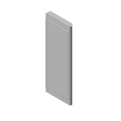 Šamotová deska zadní bok KV 025W 01 (B) 